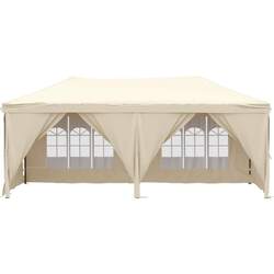 Pavilion de gradina VidaXL 93543 3x6 (Cream) Thumb