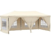 Pavilion de gradina VidaXL 93543 3x6 (Cream)