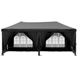 Pavilion de gradina VidaXL 93546 3x6 (Black) Thumb