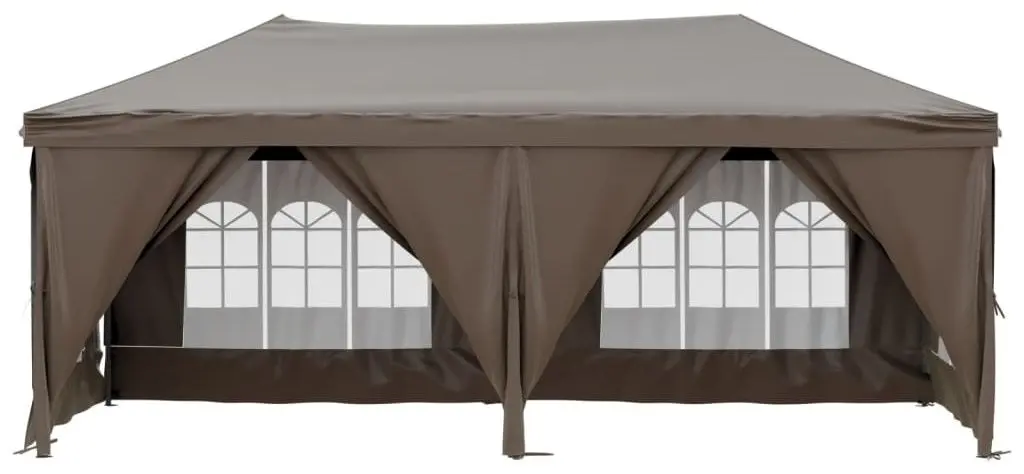 Pavilion de gradina VidaXL 93547 3x6 (Taupe Grey)