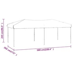 Pavilion de gradina VidaXL 93547 3x6 (Taupe Grey) Thumb