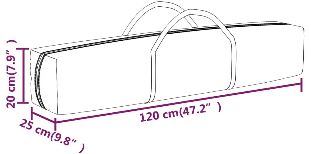 Pavilion de gradina VidaXL 93547 3x6 (Taupe Grey)