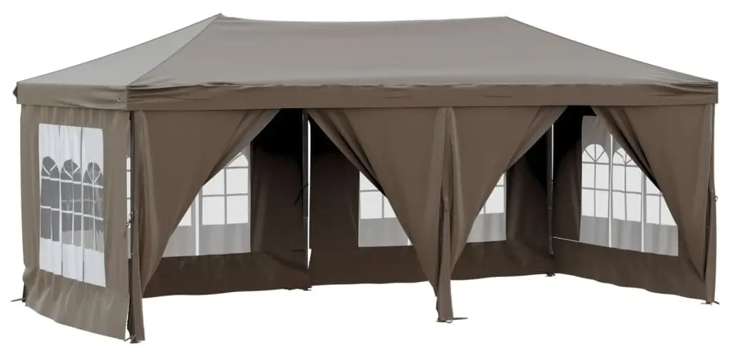 Pavilion de gradina VidaXL 93547 3x6 (Taupe Grey)