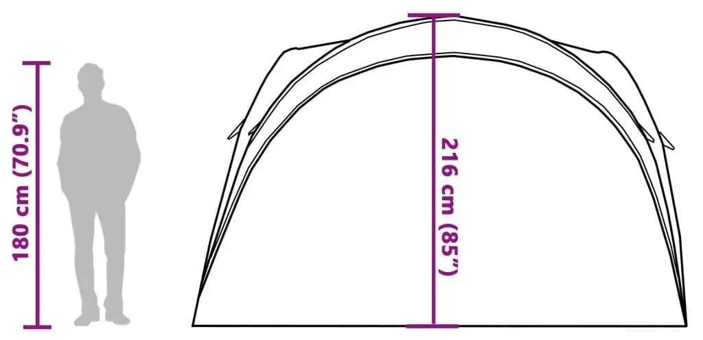 Pavilion de gradina VidaXL 94570 3x3 (Blue)