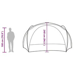 Садовый павильон VidaXL 94573 4.5x4.5 (Blue) Thumb