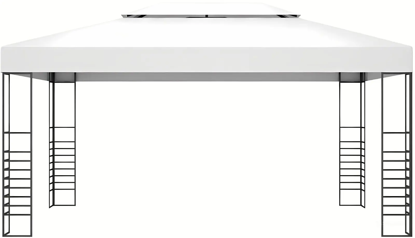 Pavilion de gradina VidaXL 47956 4x3 (White) - 2