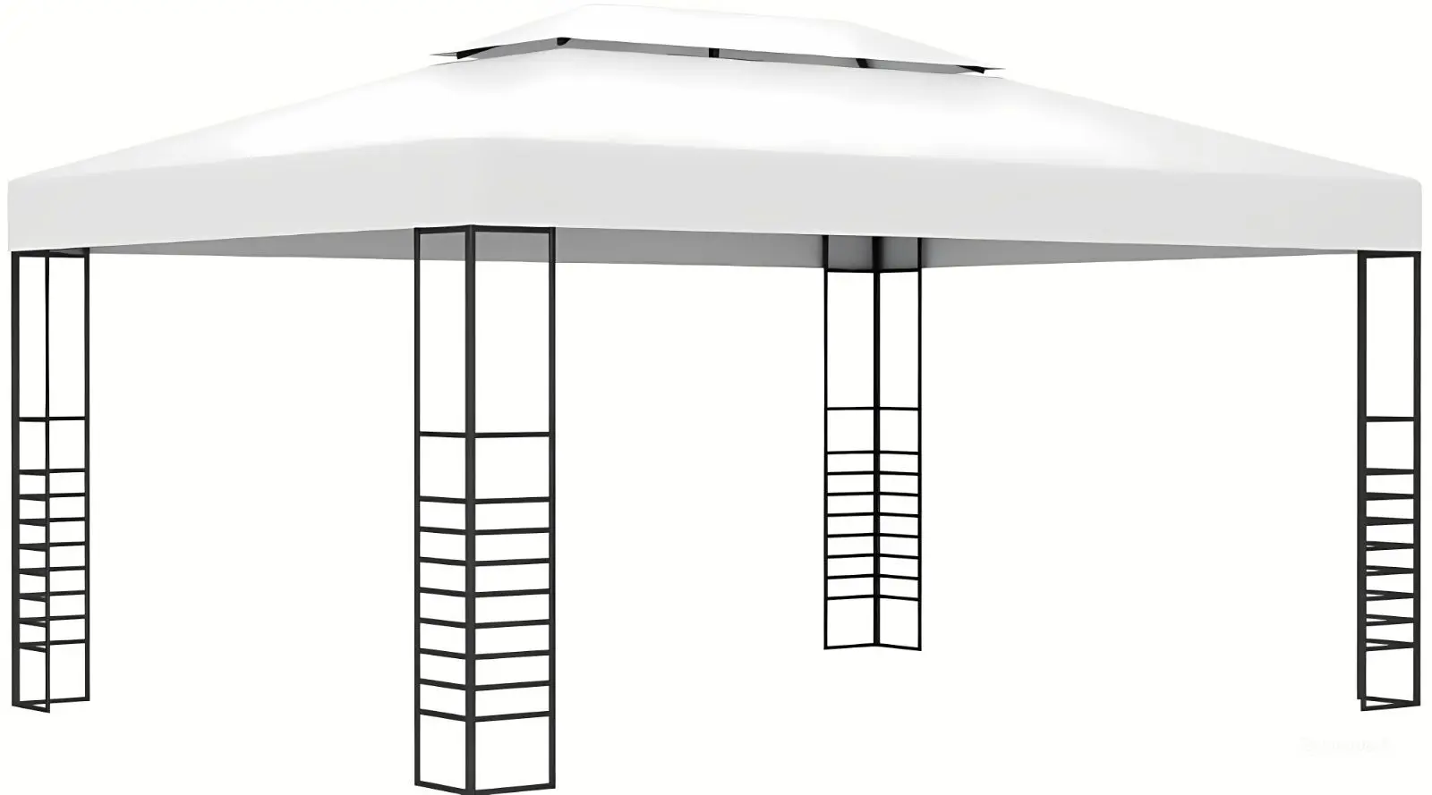 Pavilion de gradina VidaXL 47956 4x3 (White)