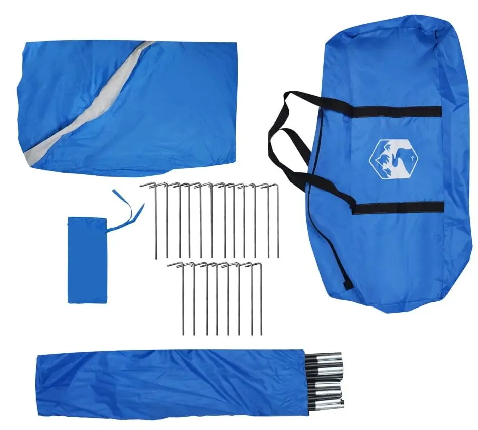 Шатер-палатка VidaXL 94372 (White/Blue)