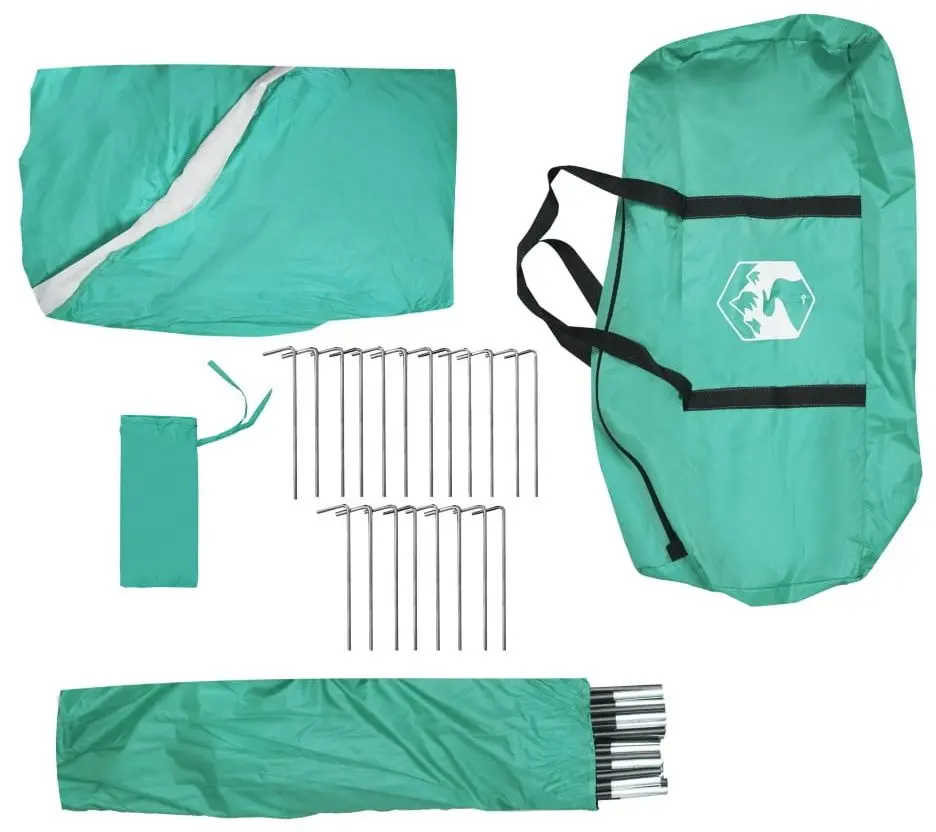 Cort marchiza VidaXL 94373 (White/Green)