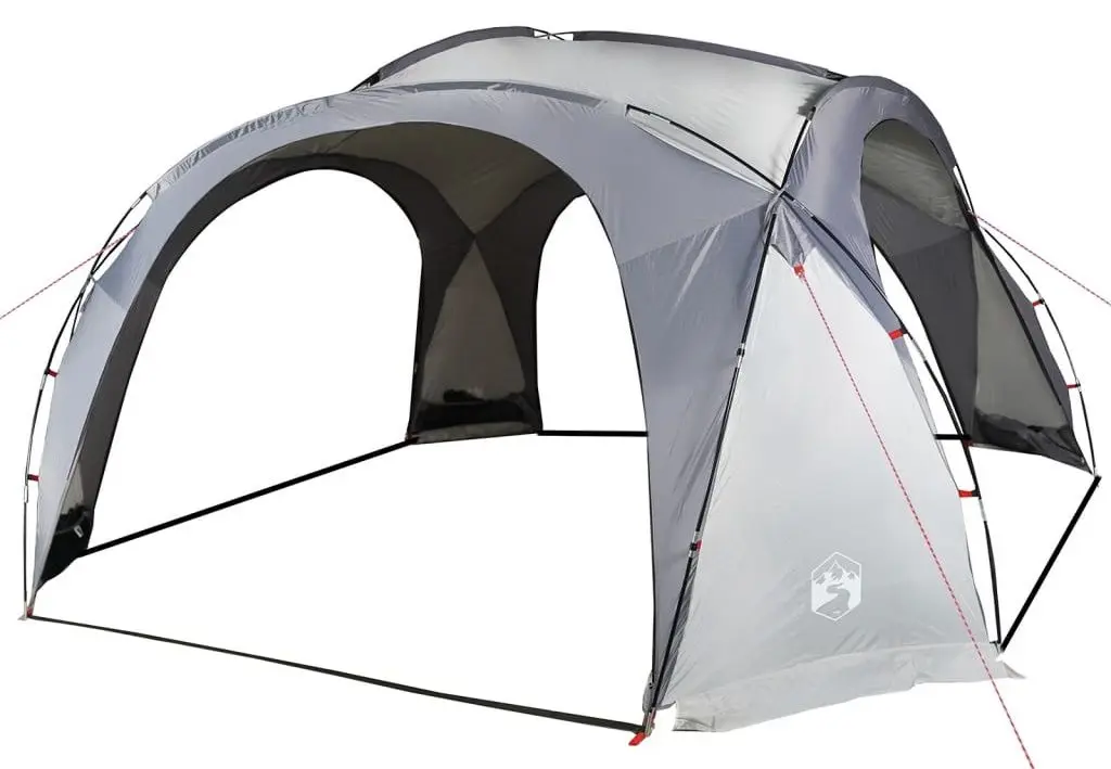 Cort marchiza VidaXL 94572 (White/Grey)