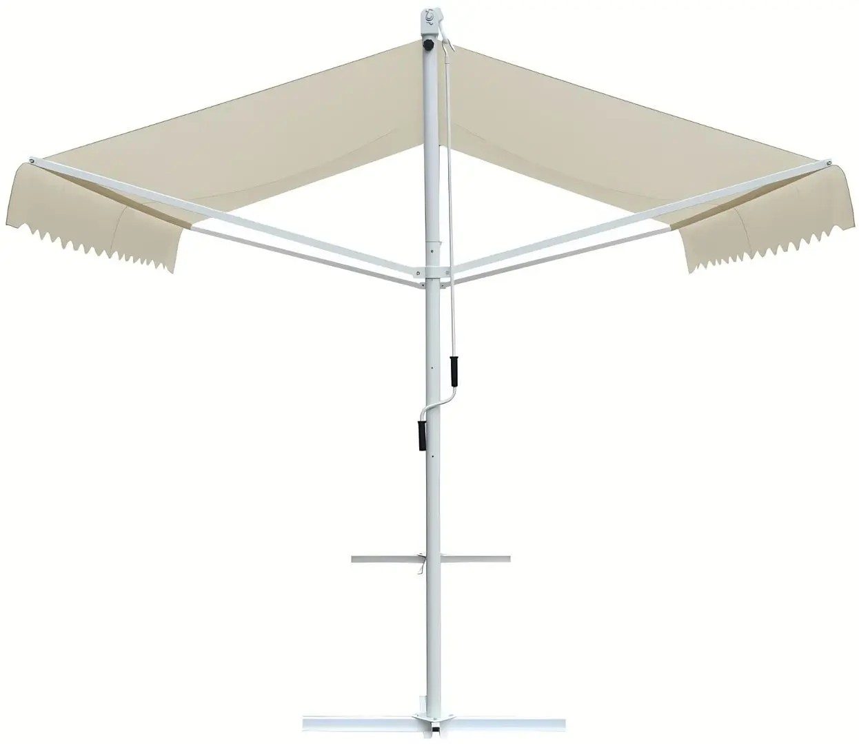 Tent cu carcasa VidaXL 143744 3x3 (Cream) - 3