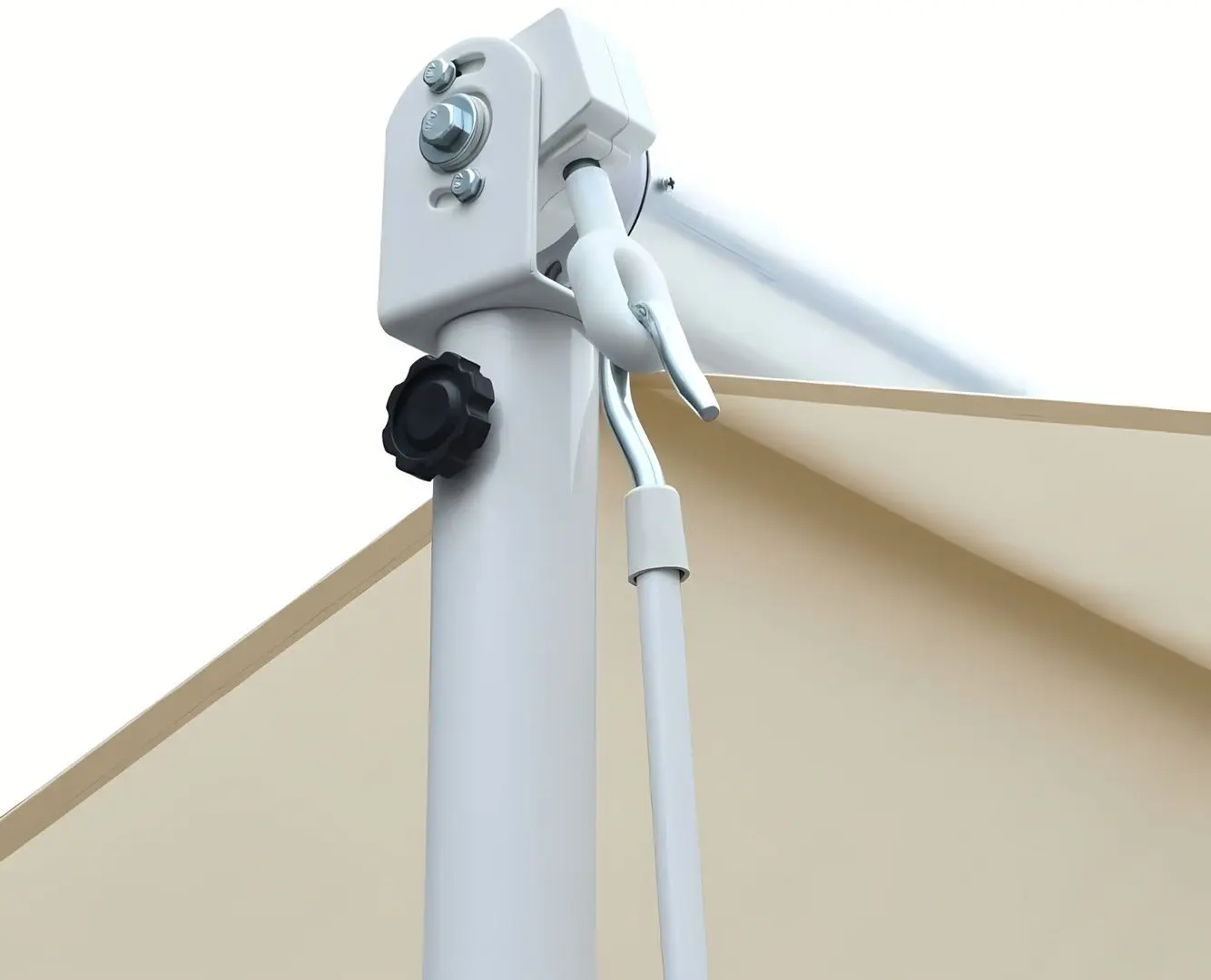 Tent cu carcasa VidaXL 145883 5х3 (Cream) - 7