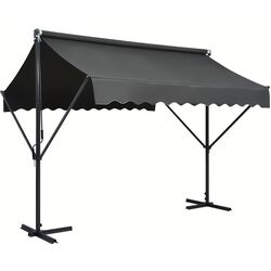 Tent cu carcasa VidaXL 145885 3x3 (Anthracite)