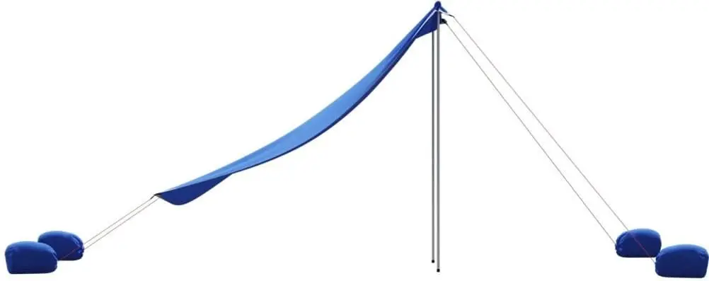 Parasolar de plaja VidaXL 4008641 (Blue)