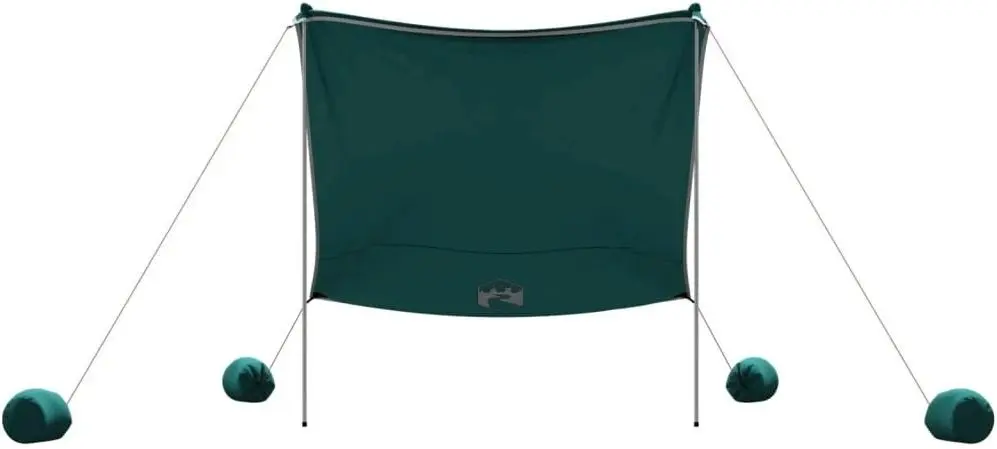Parasolar de plaja VidaXL 4008642 (Green)