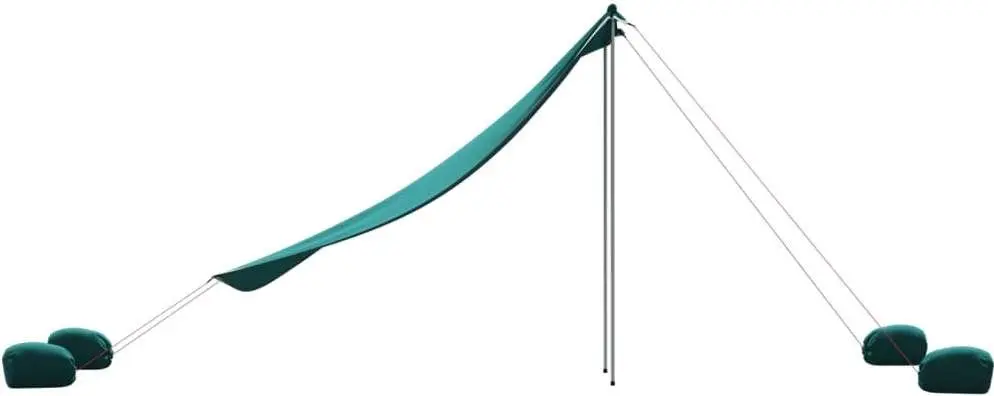 Parasolar de plaja VidaXL 4008642 (Green)