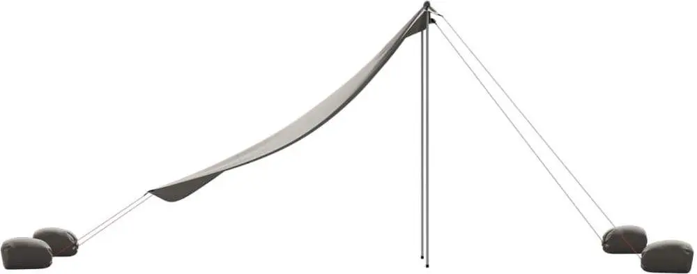 Тент пляжный VidaXL 4008643 (Grey)