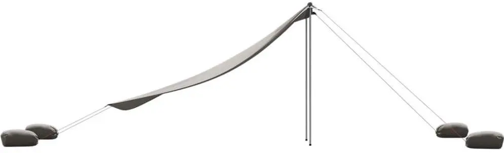 Тент пляжный VidaXL 4008646 (Grey)