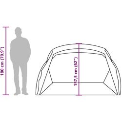Cort de plaja VidaXL 4009578 (Blue) Thumb