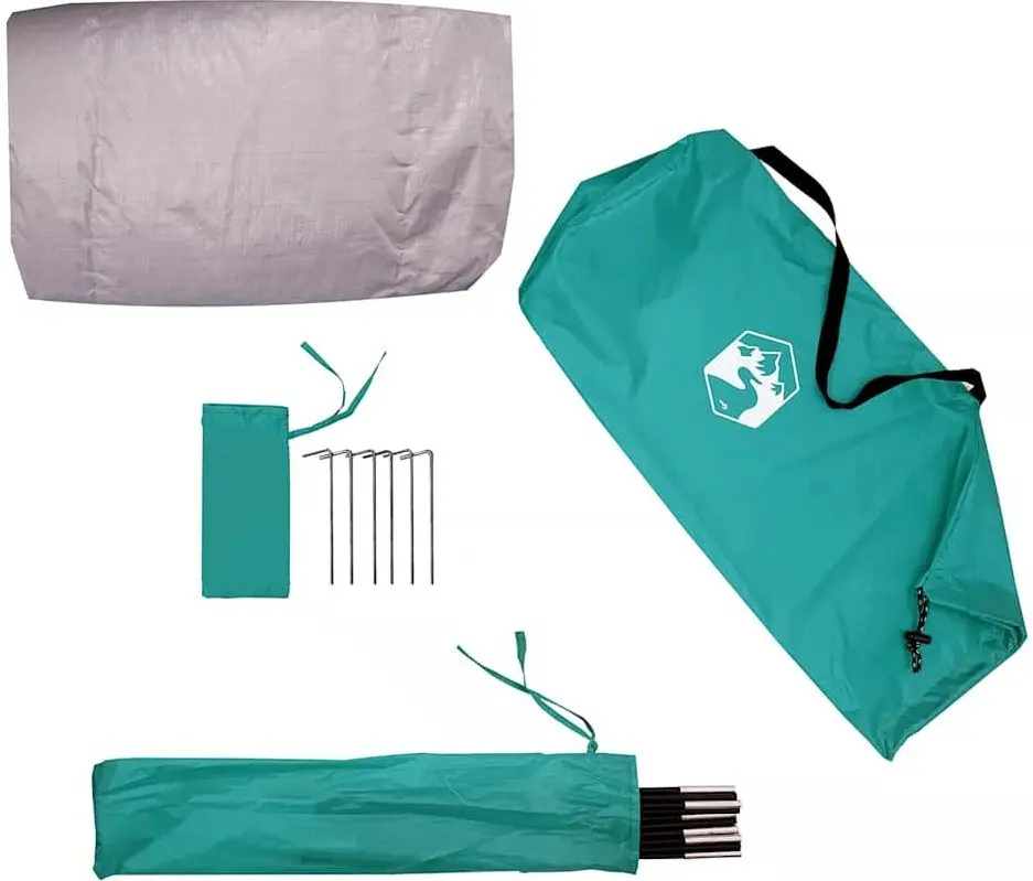 Cort de plaja VidaXL 4009579 (Green)