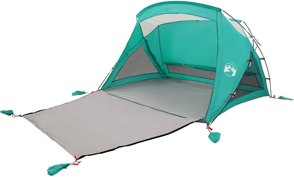 Cort de plaja VidaXL 4009579 (Green)