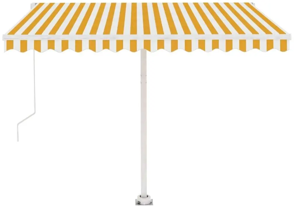 Copertina retractabila VidaXL 3069498 (White/Yellow) - 2