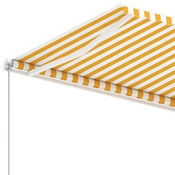 Copertina retractabila VidaXL 3069498 (White/Yellow) Thumb