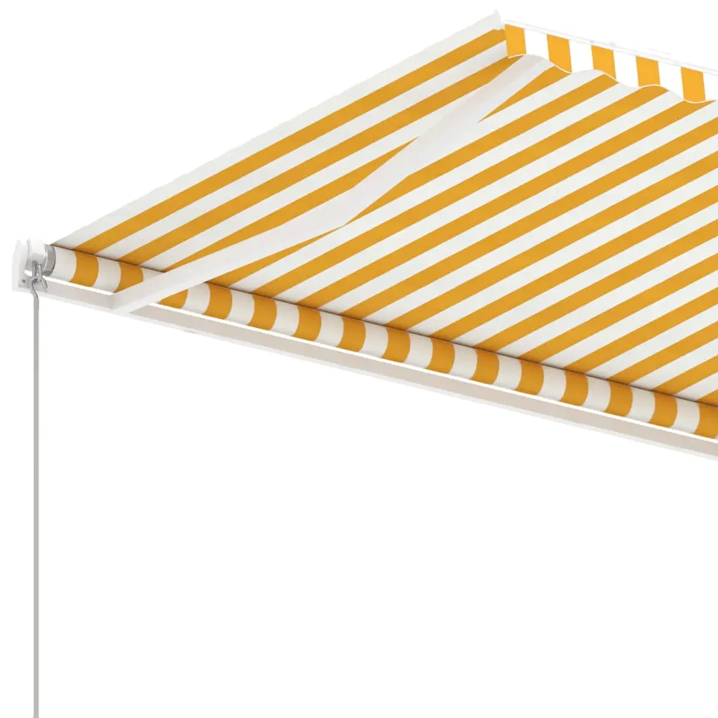 Copertina retractabila VidaXL 3069498 (White/Yellow) - 3