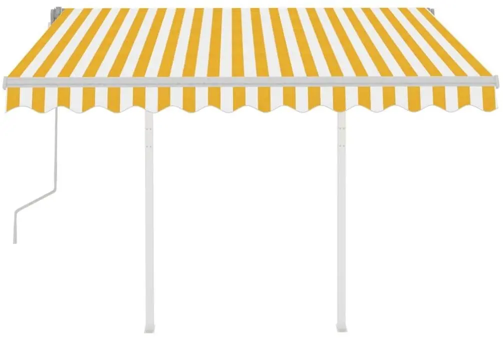 Выдвижная маркиза VidaXL 3069898 (White/Yellow) - 3