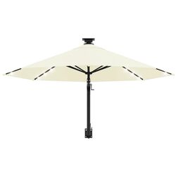 Зонт от солнца настенный VidaXL 312522 LED (Sand) Thumb