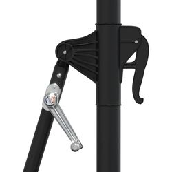 Зонт от солнца настенный VidaXL 312524 LED (Anthracite) Thumb