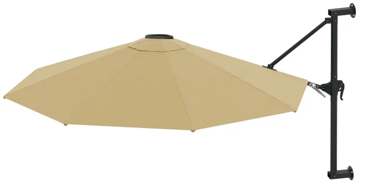 Зонт от солнца настенный VidaXL 44866 (Taupe)