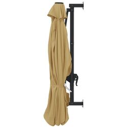 Зонт от солнца настенный VidaXL 44866 (Taupe) Thumb