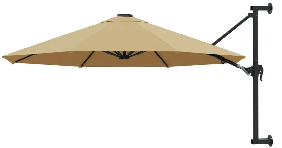 Зонт от солнца настенный VidaXL 44866 (Taupe)