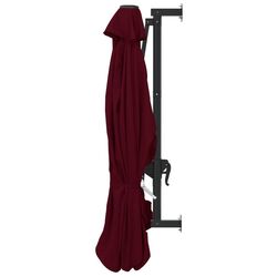 Umbrela de soare montata pe perete VidaXL 47298 (Burgundy) Thumb