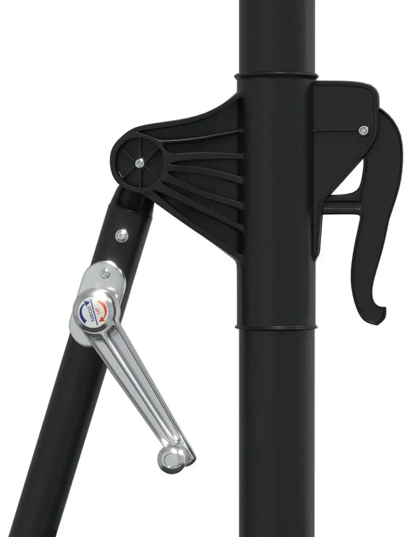 Umbrela de soare montata pe perete VidaXL 47298 (Burgundy)