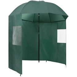 Umbrela de soare cu tent VidaXL 318835 (Green/Black)