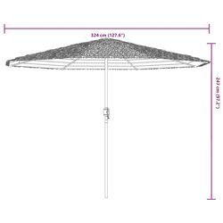 Зонт от солнца VidaXL 005111 (Green) Thumb