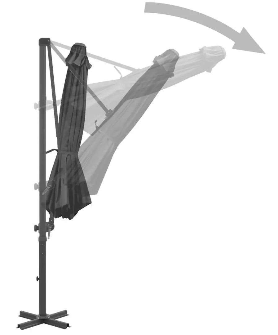 Зонт от солнца VidaXL 276333 (Anthracite)