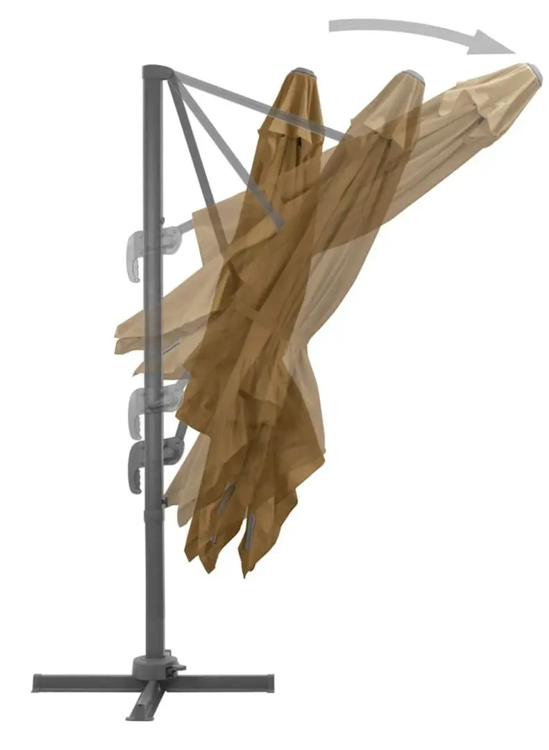 Зонт от солнца VidaXL 276348 (Taupe Grey)