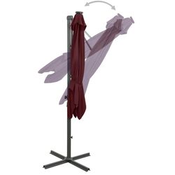 Umbrela de soare VidaXL 312326 (Burgundy Red) Thumb
