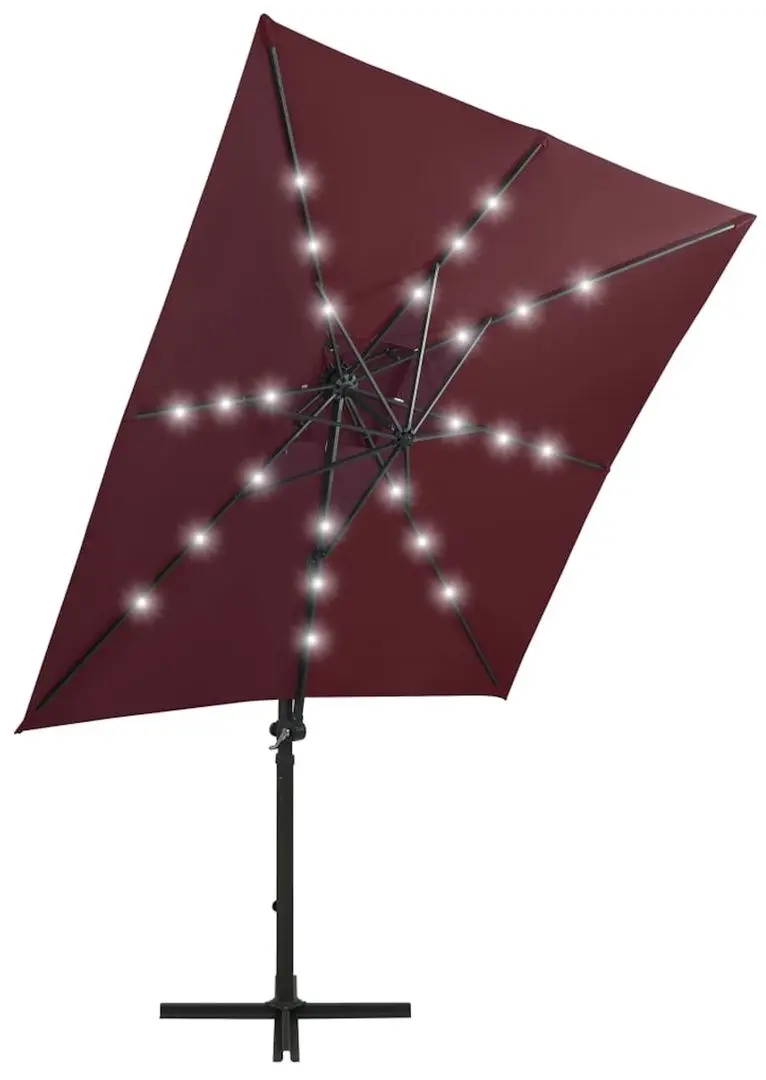 Umbrela de soare VidaXL 312326 (Burgundy Red)