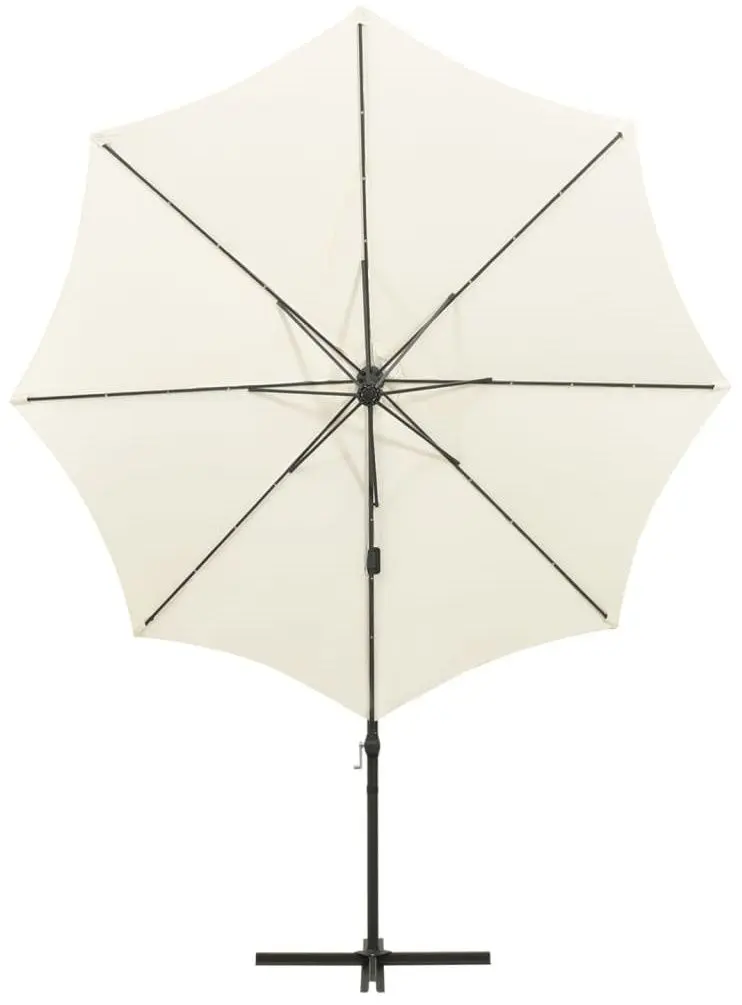 Зонт от солнца VidaXL 312336 LED (Sand)