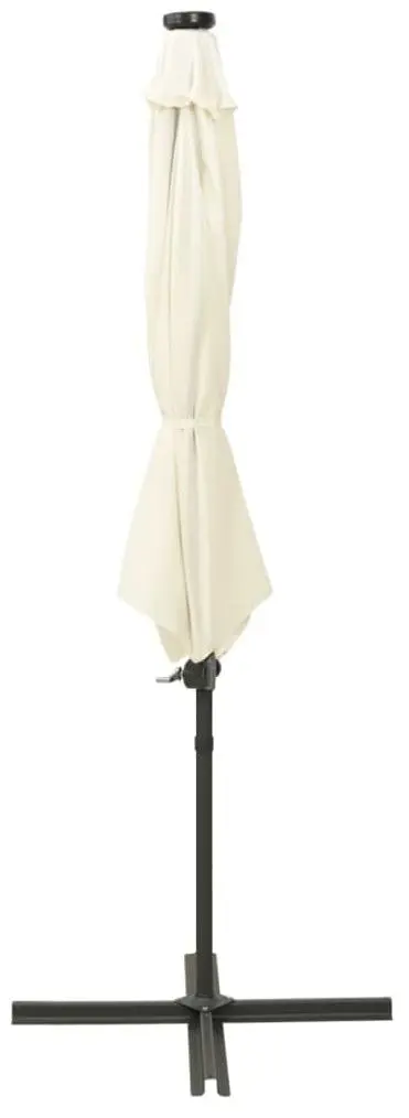 Зонт от солнца VidaXL 312336 LED (Sand)