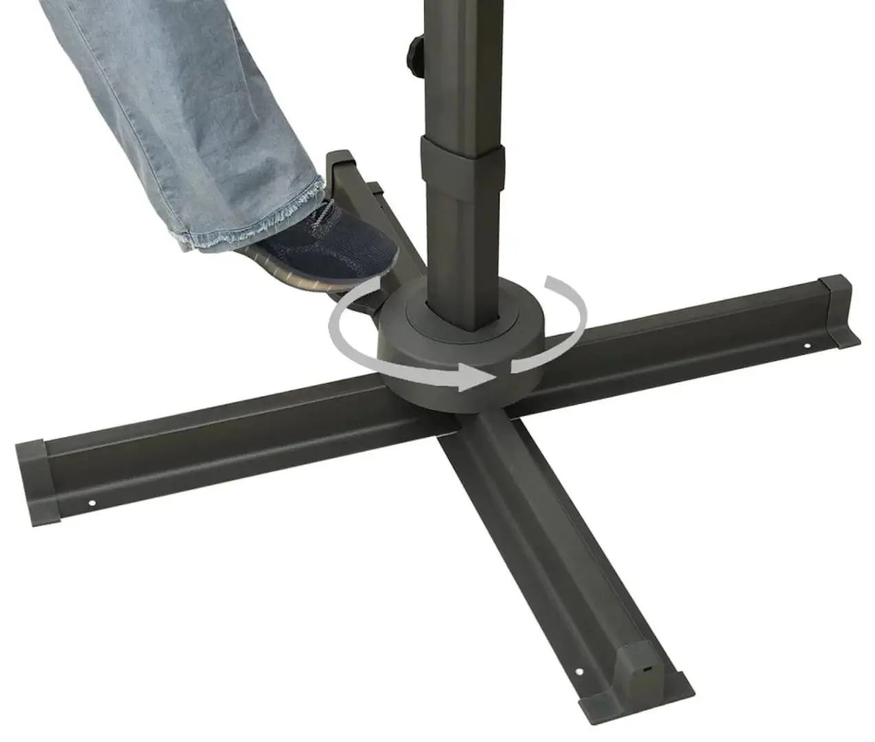 Зонт от солнца VidaXL 312346 (Anthracite) - 10