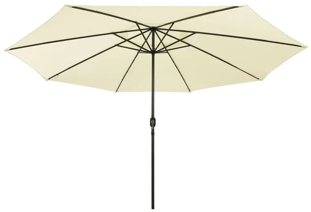 Зонт от солнца VidaXL 312530 LED (Sand) - 3