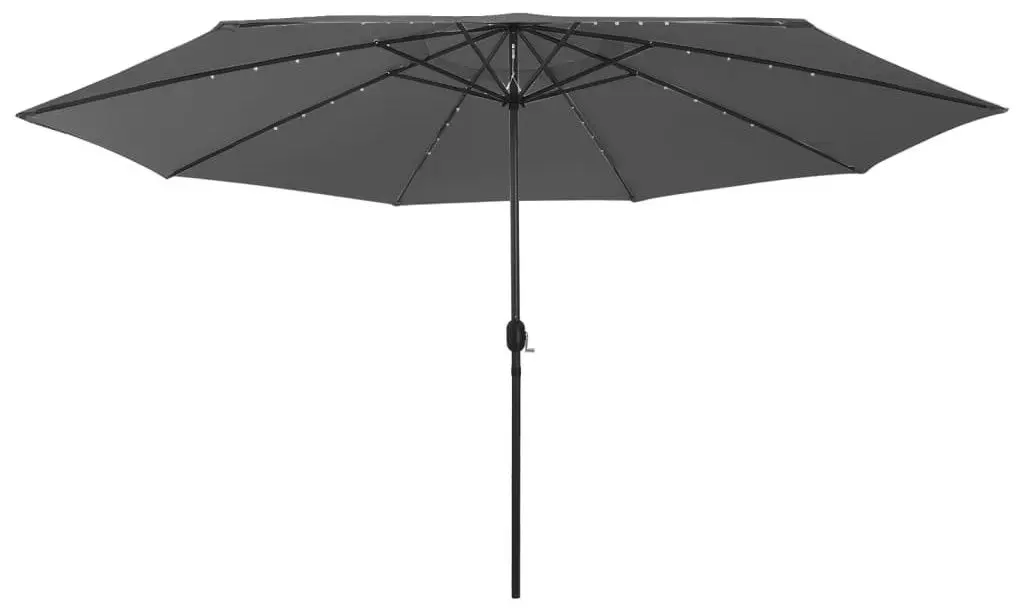 Umbrela de soare VidaXL 312532 LED (Anthracite)