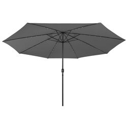 Umbrela de soare VidaXL 312532 LED (Anthracite) Thumb