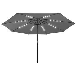 Umbrela de soare VidaXL 312532 LED (Anthracite)