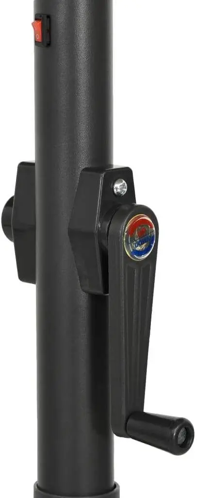 Umbrela de soare VidaXL 313559 LED (Anthracite) - 8